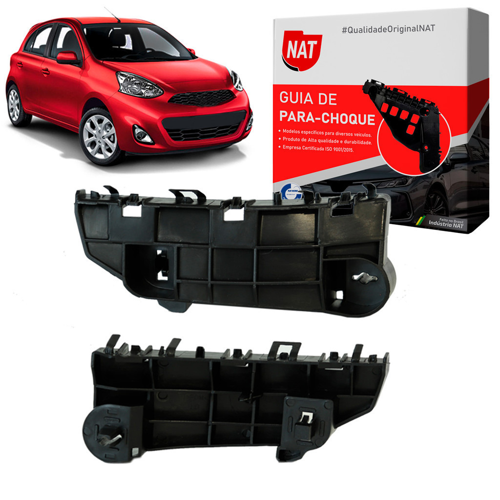 Suporte Guia Parachoque March 2015 Até 2020 Dianteiro em Oferta na Shopee