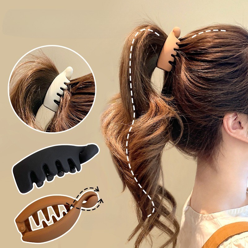 1Pcs Sweet Girls Mette High Ponytail Grips Acessório Para Grampo De Cabelo