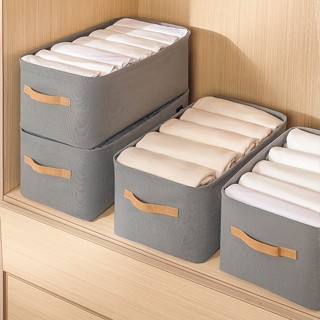 Kit 4 Organizador De Calça Jeans/Organizador De Guarda Roupa Arrumados/Separador De Roupa