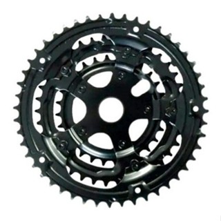 Coroa Engrenagen Tripla Rebitada 28/38/48 Pra Bike Monobloco em Oferta na Shopee