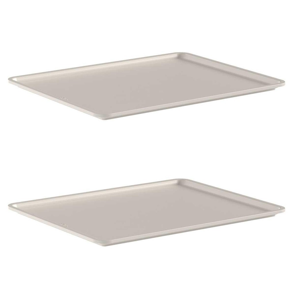 2x Tampa Cesto Organizador 8,2L 12L e 16L OU Flow Bege em Oferta na Shopee