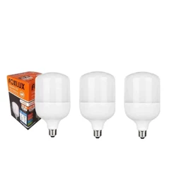 Lâmpada Led Alta Potência 20W Foxlux 6500K Branca Fria Kit com 3