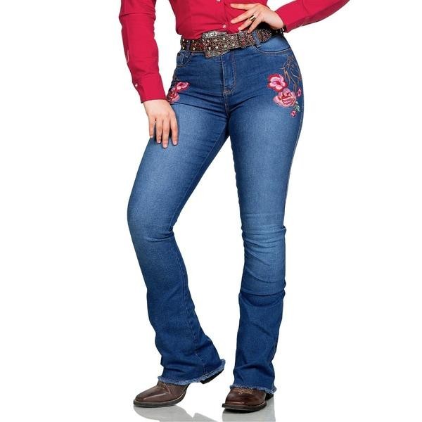 Calça Feminina Bordada Bill Way