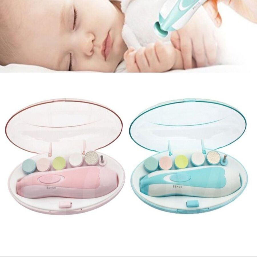 Cortador Aparador De Unha Elétrico Lixa Bebê Infantil em Oferta na Shopee