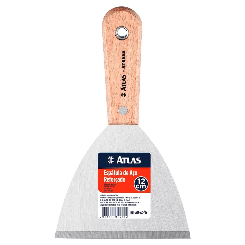 Espátula de Aço Carbono Atlas 12cm - AT6555/12 em Oferta na Shopee
