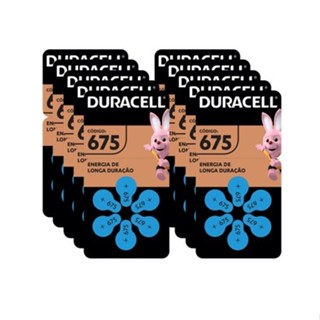60 Pilhas Auditivas nº 675 Duracell em Oferta na Shopee