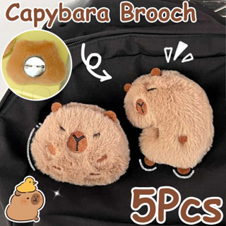 5 Peças De Broches De Pelúcia De Capivara-Fofos , Macios , Engraçados-Lindos Presentes Para Amigos , Estudantes-Decoraçã em Oferta na Shopee