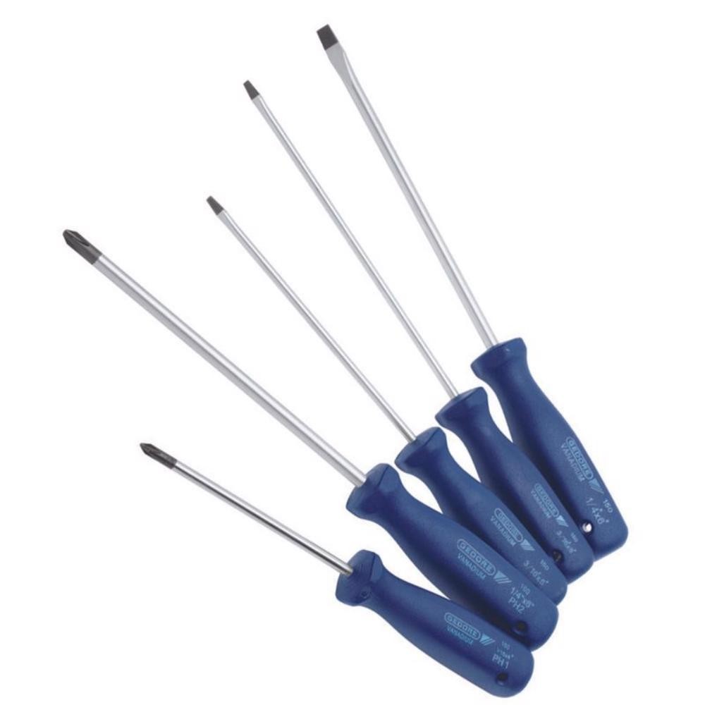 Jogo Chave de Fenda e Phillips 5 Peças GEDORE em Oferta na Shopee