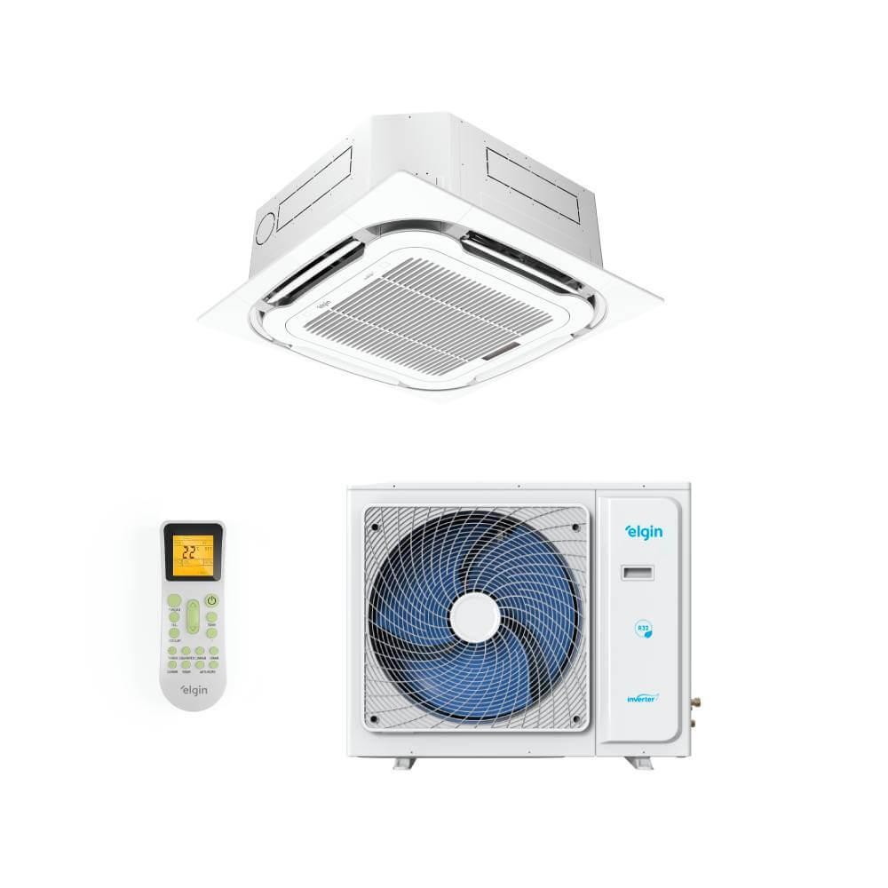 Ar Condicionado Split Cassete Inverter Elgin Plus 4 Vias 18000 BTUs Frio KDFC18C2NACA - 220V em Oferta na Shopee