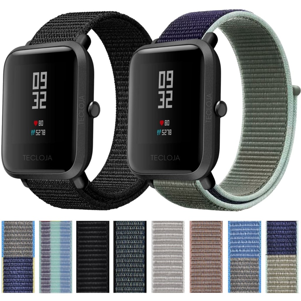 Pulseira Para Amazfit Bip Pulseira Nylon Para Amazfit Bip, Bip Lite, Bip S, Bip Lite Pulseira Nylon