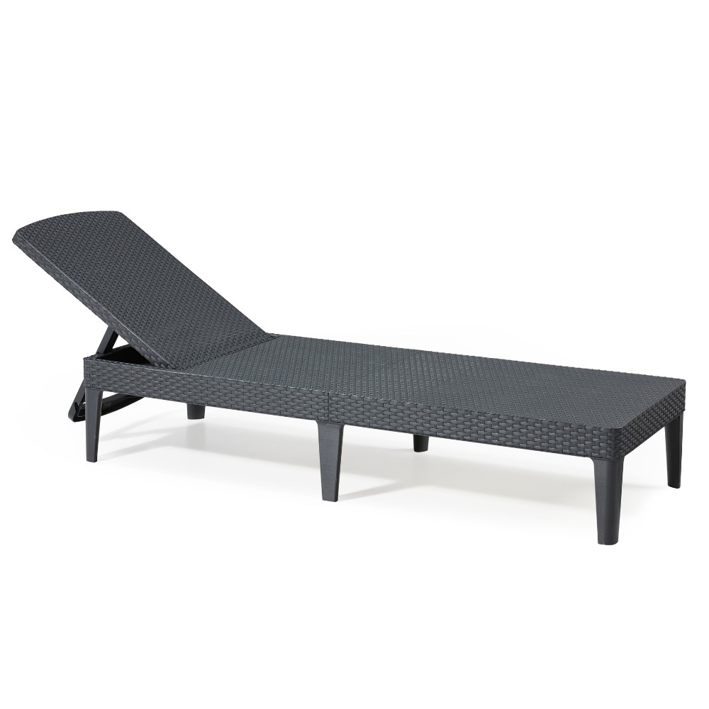 Espreguiçadeira Piscina Keter Jaipur Dobrável com 4 Ajustes de Encosto - Home & Living
