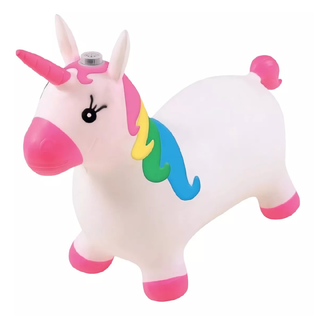 Cavalinho Upa Upa Unicórnio Com Som Inflável Pocoto Com Música Infantil e Led Pula Pula Menina em Oferta na Shopee