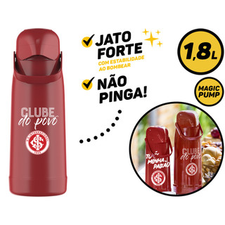 Garrafa Térmica Pressão 1,8 L Magic Pump Modelo Inter Termolar em Oferta na Shopee