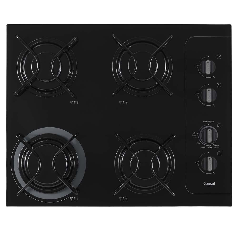 Cooktop 4 Bocas Consul à Gás GLP - Facilite CD060AE - Home Appliances