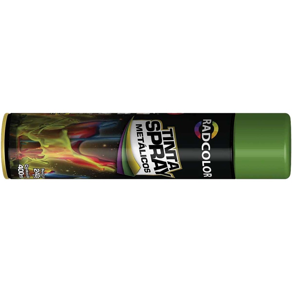 Tinta Spray Verde Metálico Uso Geral 400ml RC2138 · foto 2