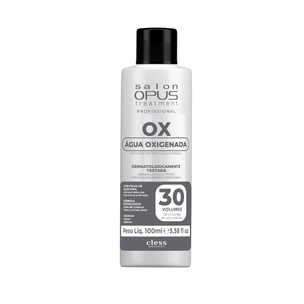 Água Oxigenada Descolorante Capilar 30V Salon Opus 100ml em Oferta na Shopee