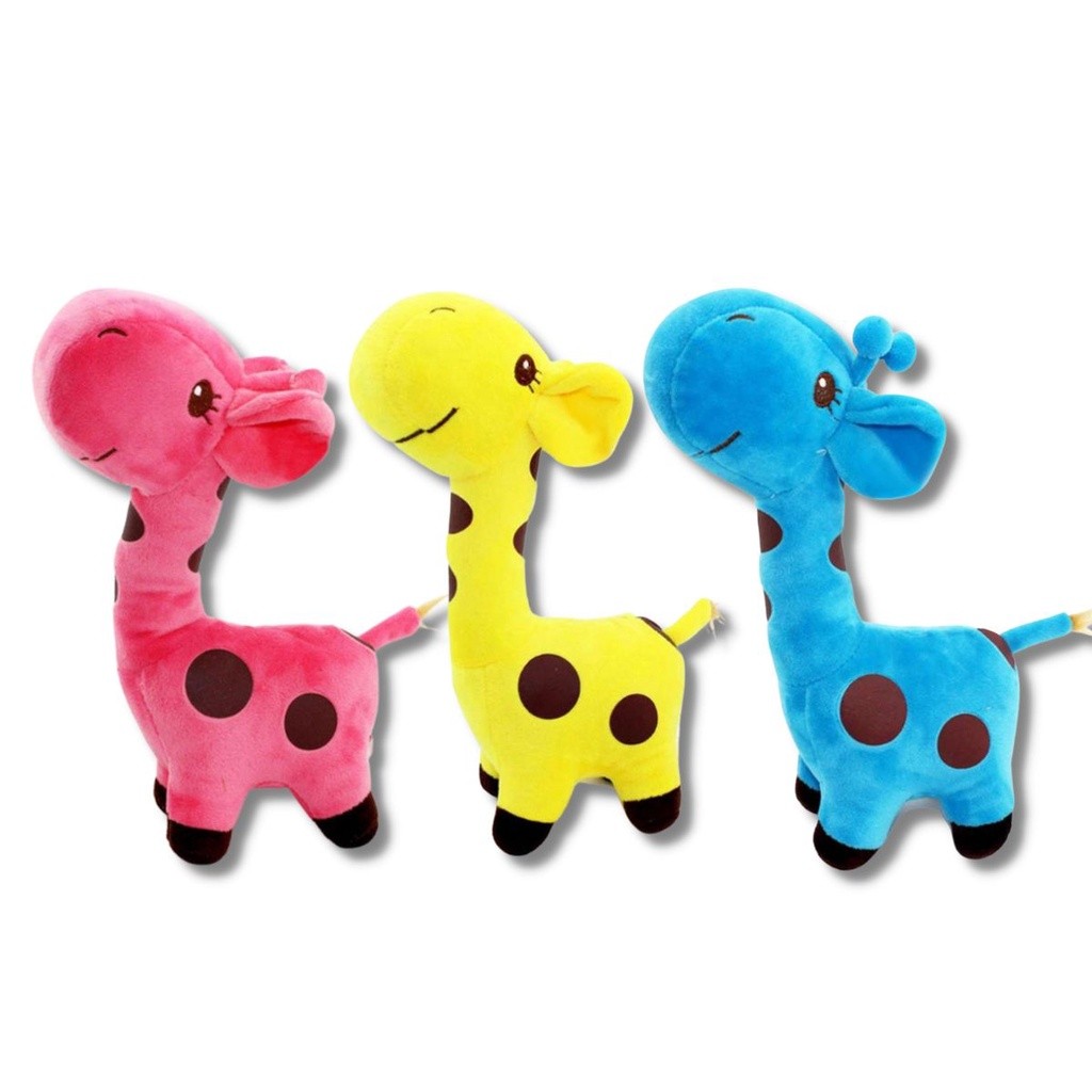 KIT 03 Girafa de pelúcia para cachorro brinquedo de pelúcia animal