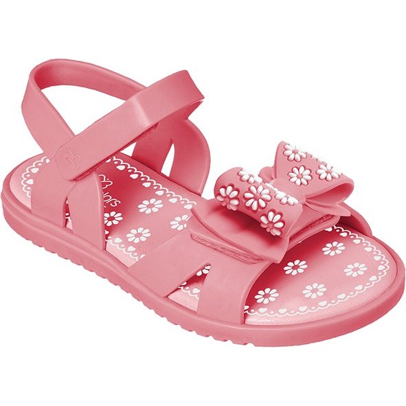 Sandália Feminina Infantil WorldColors Dreams Kids - Coral - Baby & Kids Fashion