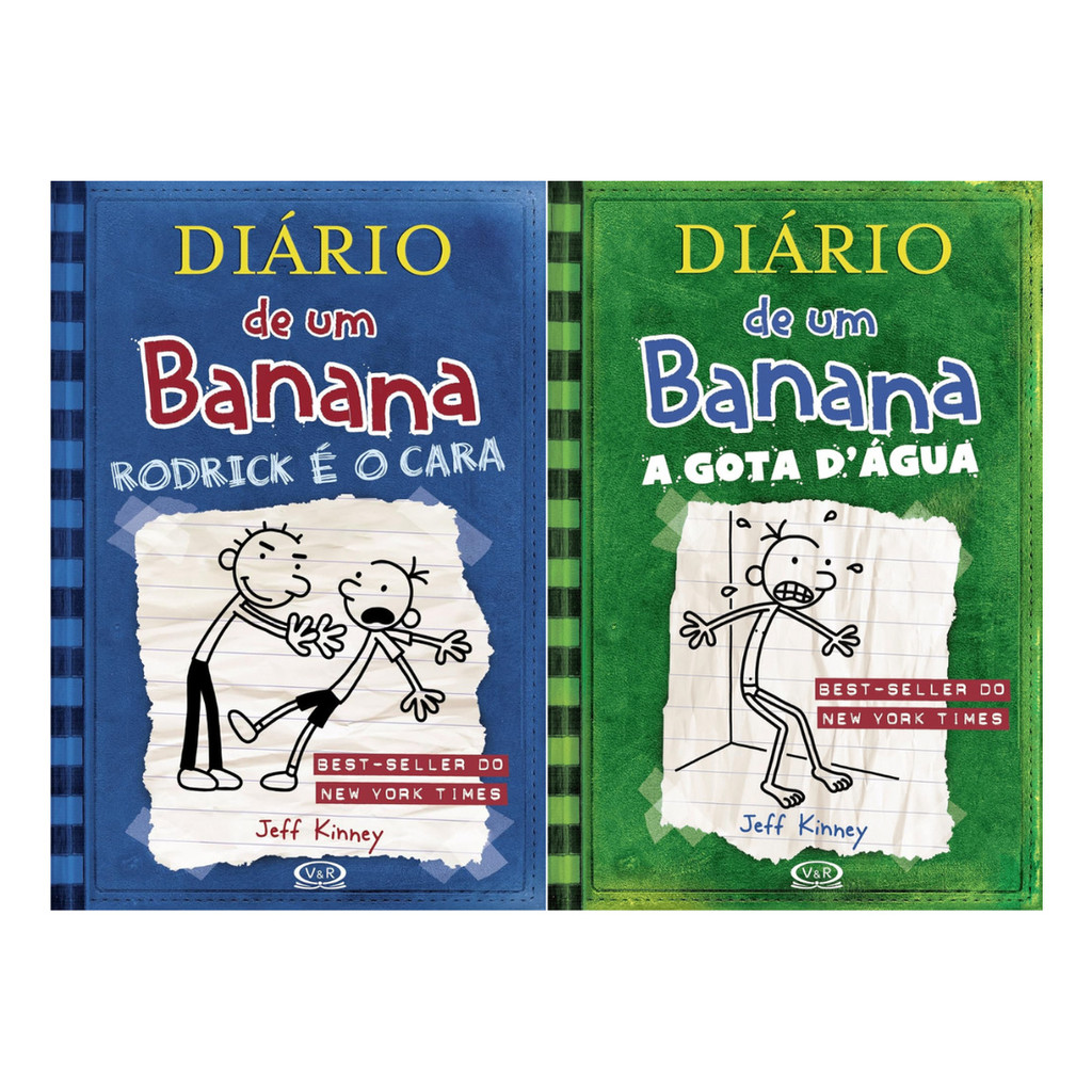 Diário De Um Banana - Vol. 2 E 3 - Jeff Kinney - 2 Livros Físicos