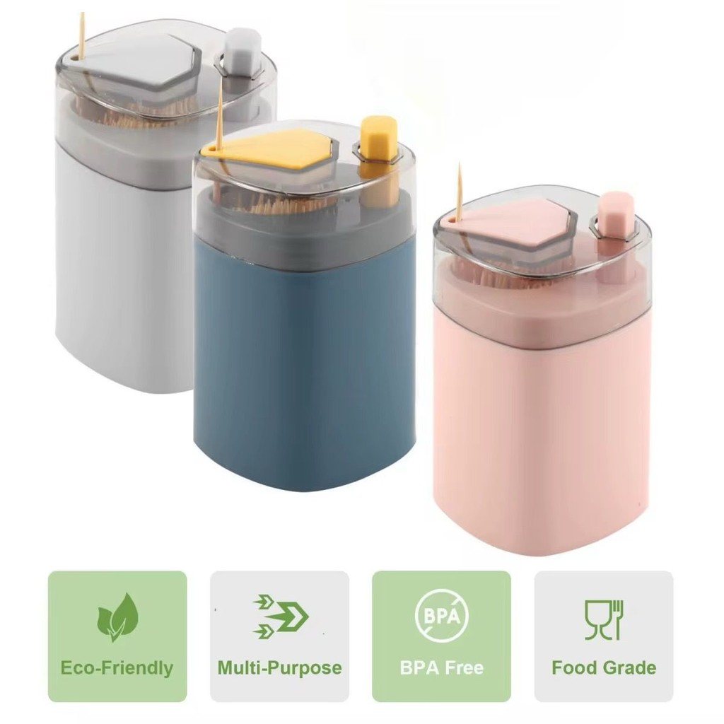Caixa de palito automática Super Moderno Multicolorido Chique para Palito Prático
