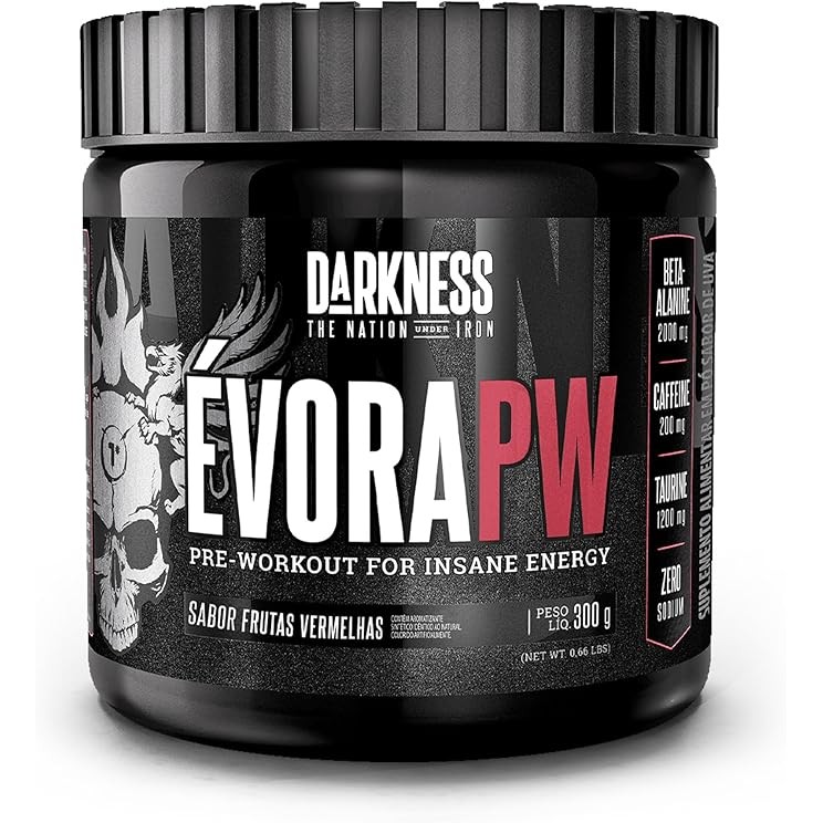 PRÉ TREINO EVORA PW FRUTAS VERMELHAS 300G - DARKNESS