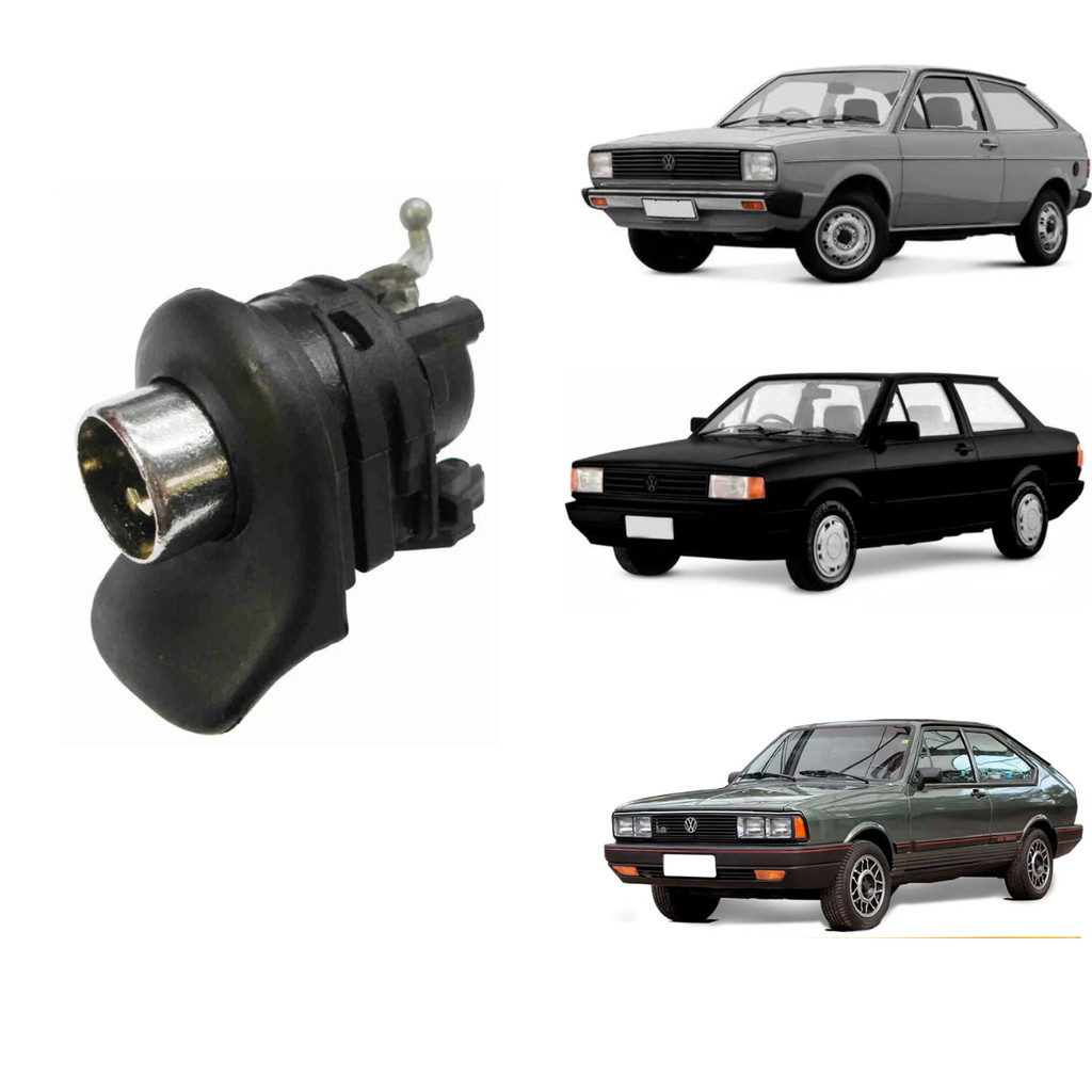 MAÇANETA TAMPA TRASEIRA GOL 1980 ATÉ 1994 VOYAGE 1980 ATÉ 1994 PASSAT LS 1976 ATÉ 1988 COM CHAVE E PORCA