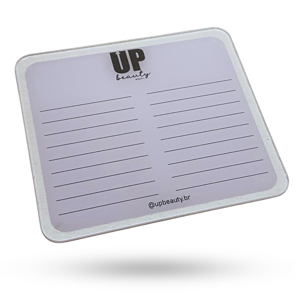 Placa de Acrílico para Fixar Cola Chicote de Cílios Para Extensão Fio A Fio em Oferta na Shopee