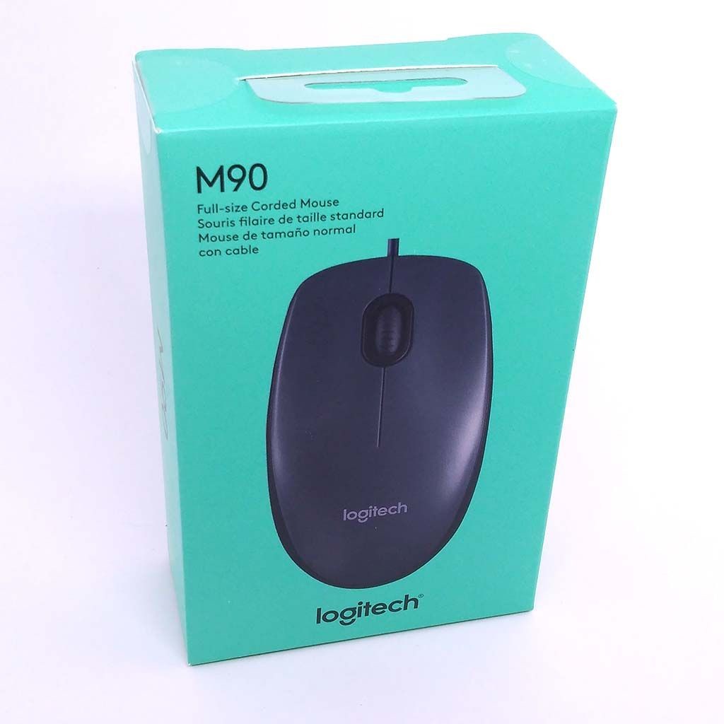 Mouse com fio USB Logitech M90 Preto 1000dpi Lacrado na Caixa em Oferta na Shopee