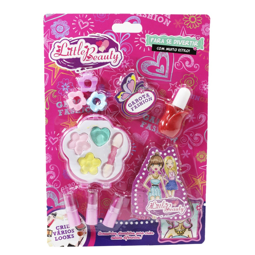 Maquiagem Infantil com Sombra e acessórios Little Beauty