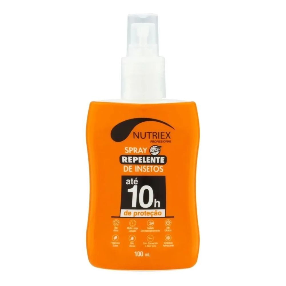 Repelente De Insetos Spray 100ml 10h Proteção Nutriex