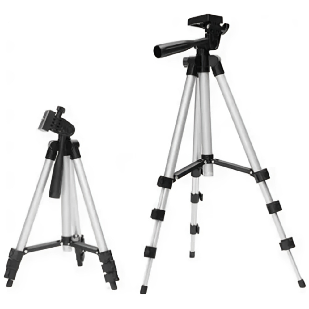 Tripé 1.05M Telescópico Profissional P/ Câmera/celular TriPod