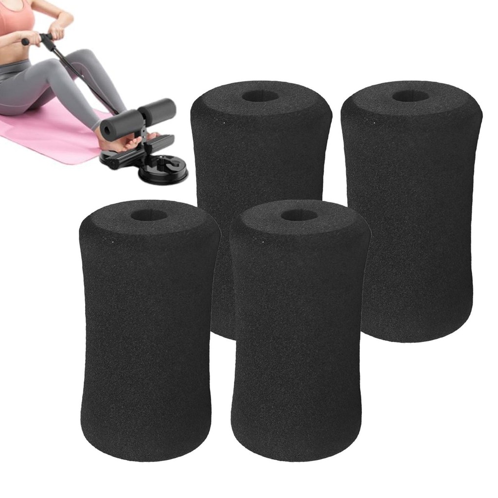 Rolo De Espuma Para Exercícios Conjunto De 4 Capas De Tubo De Almofada De Barra Portátil Acessórios De Ginástica Em Casa