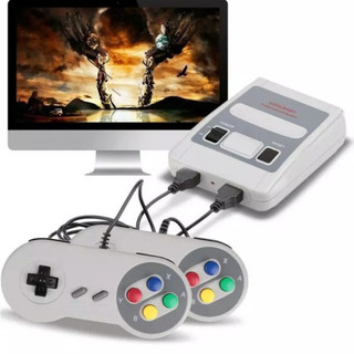 Video Game Classic Super Nintendo Mini SNES Com 2 Controles 8 Bits 620 Jogos Original Env…