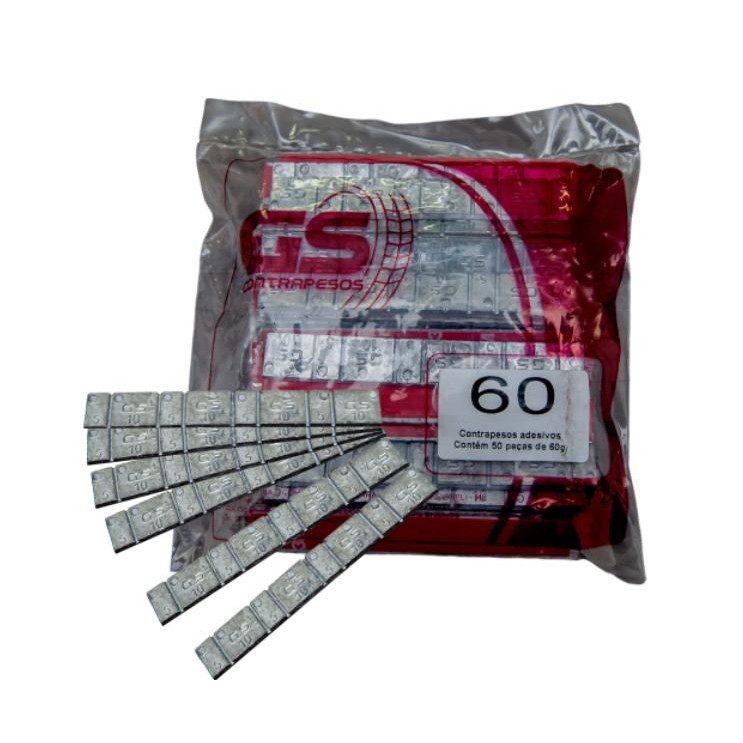 Chumbo Adesivo Fita 3M para Balanceamento Contrapeso Contra Peso 10/05 60 Gramas Pacote 50 unidades em Oferta na Shopee