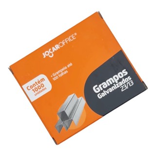 Grampo Galvanizado 23/13 Cx C/1000un Para 100 Folhas em Oferta na Shopee