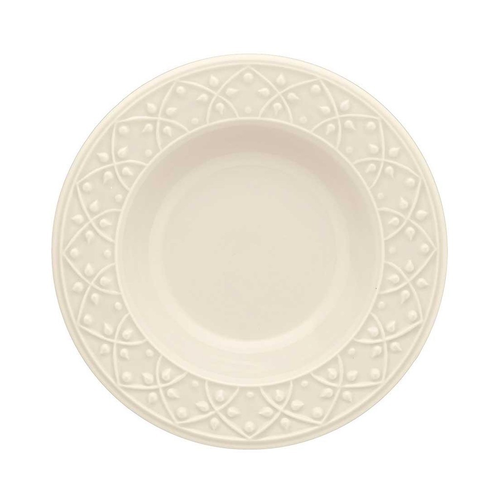 Prato Fundo 23 Cm Oxford Mendi Marfim em Oferta na Shopee