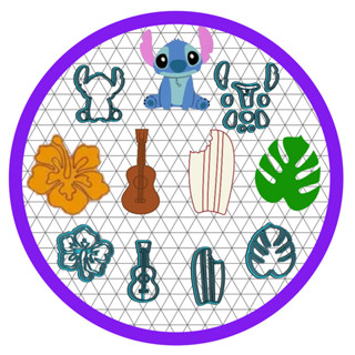 Kit Cortadores Lilo e Stitch Acessórios Pasta Biscoito 3cm em Oferta na Shopee