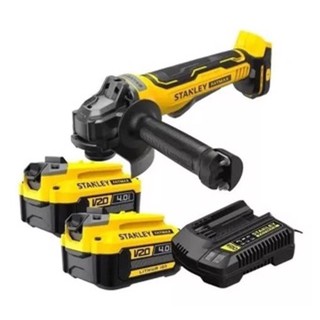 Lixadeira Esmerilhadeira Sbg700 STANLEY Brushless + 2 BateriaS 4ah 20v + Carregador Bivolt em Oferta na Shopee