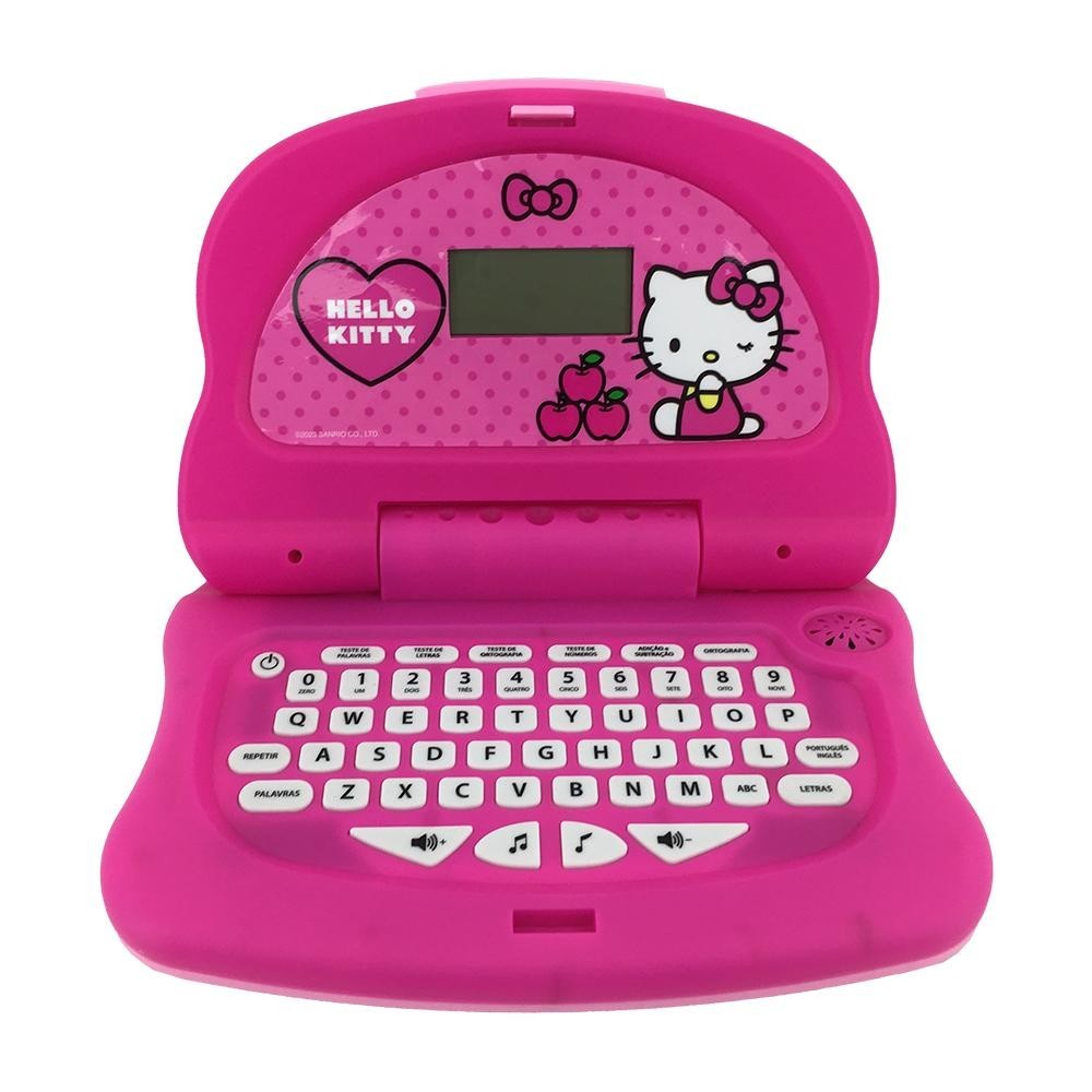 Laptop Infantil Educativo Candide Hello Kitty Tech Bilíngue em Oferta na Shopee