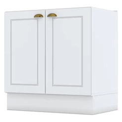 Armário de Cozinha Nova York 2 Portas 1 Prateleira Branco Hp - Henn