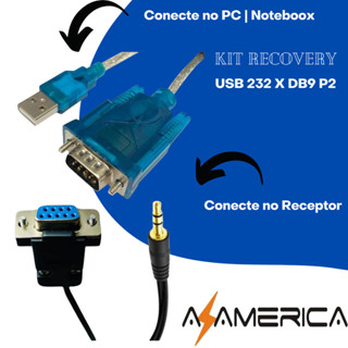 Kit Recovery Usb X Rs232 + P2 Db9 em Oferta na Shopee