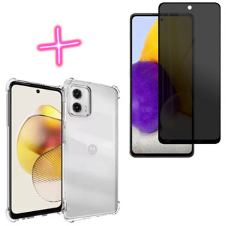 Capa Case Capinha Anti Queda Compatível Com Motorola Moto G73 + Película 3D Privacidade em Oferta na Shopee