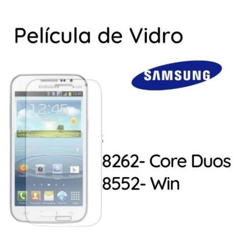 Película de vidro temperado protetora Samsung Galaxy Win Duos ( I8552 ) / Core Duos ( I8262 ) 2.5D 0.33mm Glass 9H