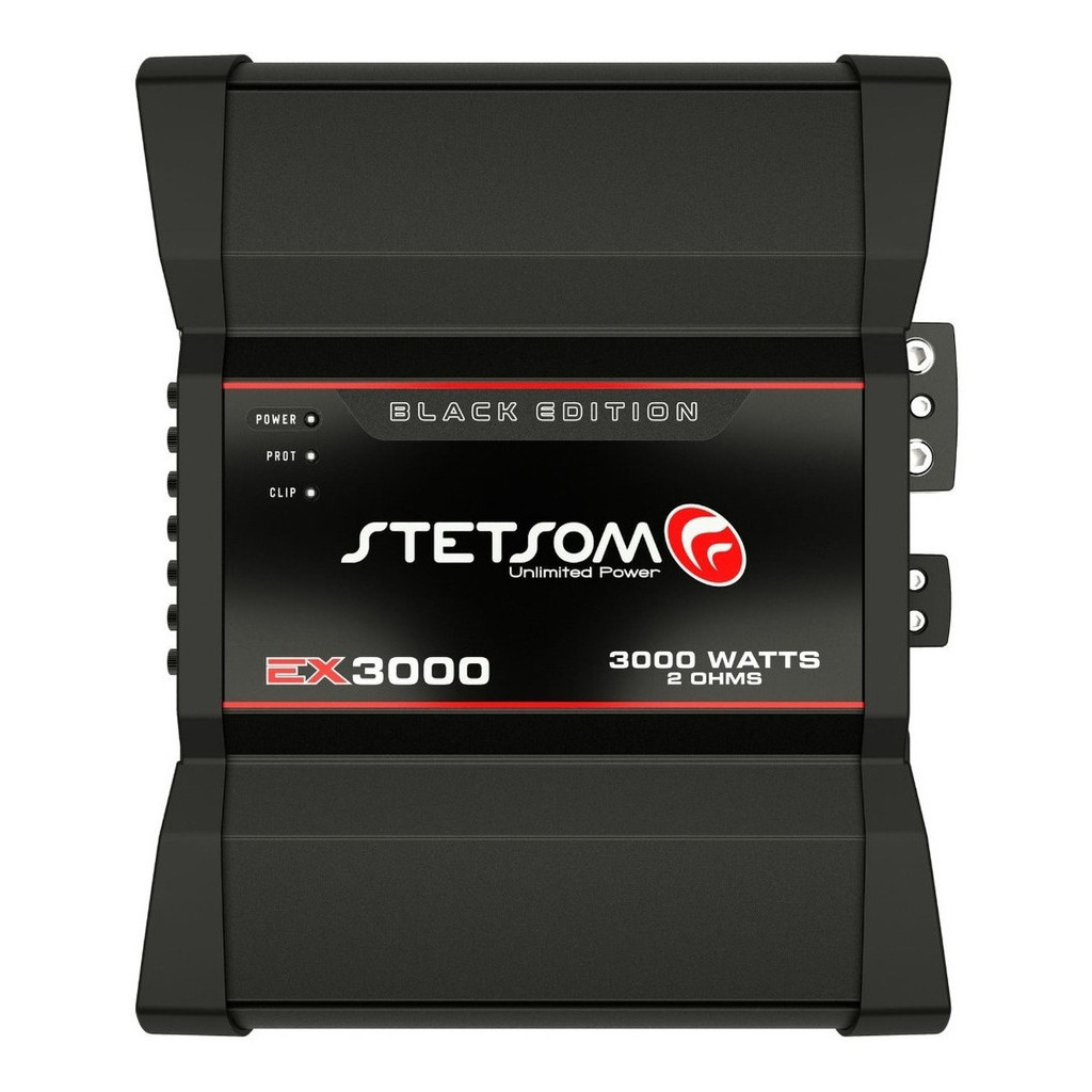 Módulo Amplificador Digital Stetsom EX3000 Black 3000 Watts Rms 1 Canal - 2 Ohms - Spare Parts and Accessories for Vehicles