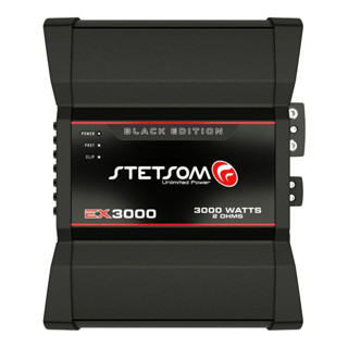 Módulo Amplificador Digital Stetsom EX3000 Black 3000 Watts Rms 1 Canal - 2 Ohms em Oferta na Shopee