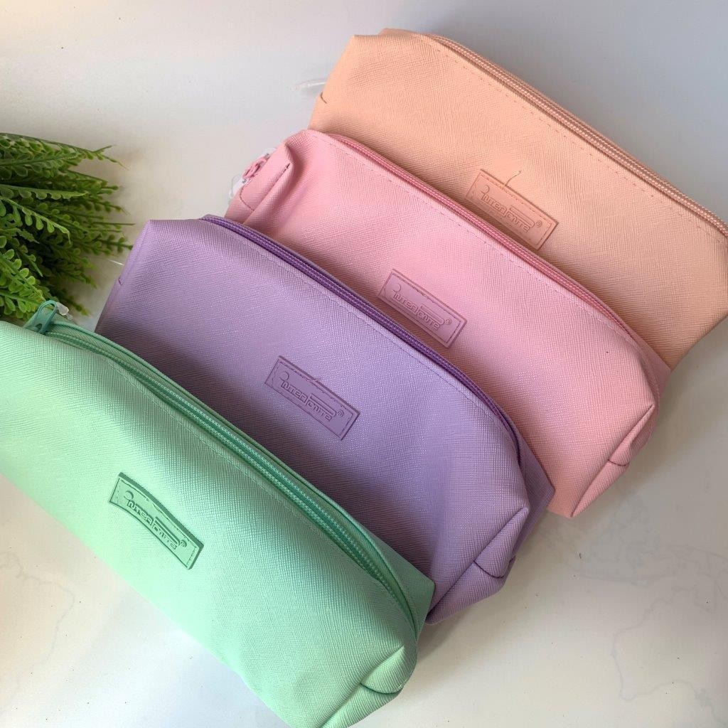 Estojo Porta Objeto Cores Pastel em Oferta na Shopee