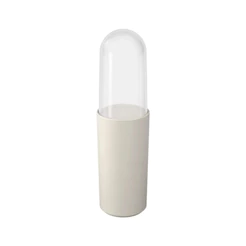 Porta Escova de Dente com Tampa Light Gray Cinza Claro Brinox - 13100/3468