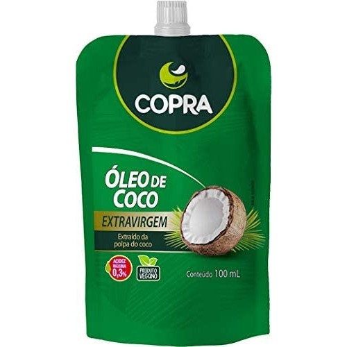 Óleo de coco extra virgem Copra 100ml em Oferta na Shopee