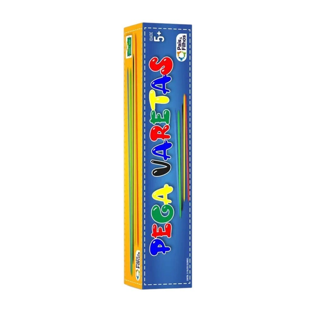 Jogo Pega Varetas Infantil - Jogo de Concentração e Habilidades Cognitivas - Pais e Filhos 791941-1