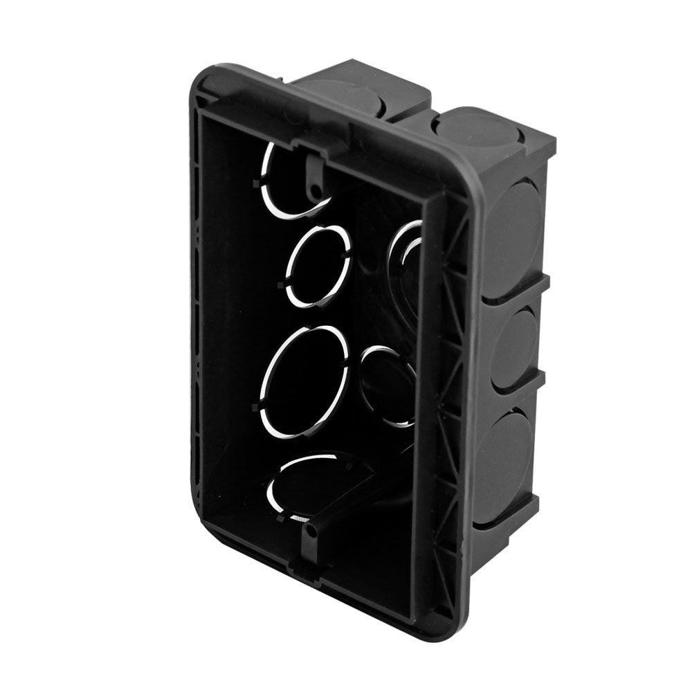 Caixa De Luz Embutir Legrand 4X2 Preta - Embalagem com 32 Unidades - Home & Living
